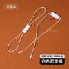 En stock, cordón de algodón encerado universal de doble punta desechable personalizado para etiquetas de ropa