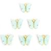 Colgante de Aleación de Mariposa Acrílica a la Moda Animal DIY Accesorios de Joyería Pulsera Collar Aretes Llavero Colgante