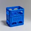 Caja de Almacenamiento de Baterías Apilable Estilo Marco de Cerveza Impresa en 3D para Baterías Aa, Aaa, 18650, 21700, 9V