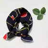 Pañuelo pequeño cuadrado de algodón y lino 55 cm Japonés y coreano artístico combinable para todo temporada de primavera y otoño pañuelo decorativo elegante algodón puro moda cinta para el pelo
