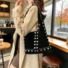 Bolso Tote Minimalista Esmerilado Transfronterizo Invierno 2026 para Mujer, Bolso Cruzado Versátil Casual para Hombro/Axila