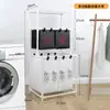 Estante de Almacenamiento para Ropa Interior, Cesta de Almacenamiento para Ropa de Lavadora, Estante Portátil para Baño, Gabinete Doméstico, Cesta de Plástico