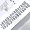 Com StrassSérie de Unhas Usáveis Semi-Artesanais Tiras de Unha ProntasAdesivos de Nail ArtStrass Brilhante LuxuosoAtacado Transfronteiriço