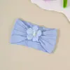 Accesorios Europeos y Americanos Transfronterizos para el Cabello de Niños Flor Jacquard Nylon Diadema Ancha Diadema No Ajustable para Bebés y Niños Pequeños Diadema Protectora para la Fontanela Accesorios para el Cabello