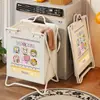 Cesta de Lavandería de Gran Capacidad para Uso Doméstico, Contenedor de Almacenamiento de Ropa, Cubo para Juguetes, Cesta de Lavandería para Baño para Ropa Sucia