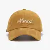 Gorra de Béisbol de Algodón Cepillado con Letra Estilo Coreano Primavera y Otoño Ala Ancha Versátil para Viajes al Aire Libre Protección Solar Casual Gorra de Pico de Pato