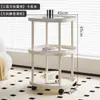 Mesa Lateral de Sofá, Mesa de Centro Móvel, Mini Mesa para Varanda de Quarto, Rack de Armazenamento de Cabeceira, Apartamento Pequeno Moderno Minimalista