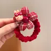 Elástico de Cabelo com Laço de Flor para Crianças, Faixa de Cabelo que Não Danifica o Cabelo, Alta Elasticidade, Elástico de Cabelo Durável, Elástico de Cabelo para Meninas, Acessório de Cabelo