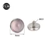 Liga de Titânio F136 0,9x 4mm Pedra Natural Olho de Tigre Joia para Piercing Stud de Lábio Stud de Orelha Stud de Língua Piercing