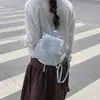 Bolsa Fofa Estilo Coreano com Renda para Mulheres, Mochila Nova Moda Verão 2026 Estilo Menina