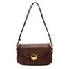 Bolsa quadrada pequena pequena de alta qualidade retrô feminina PU popular all-match bolsa mensageiro de ombro outono e inverno Nova bolsa para axilas