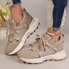 Zapatos Forrest Gump de suela gruesa para mujer, estilo coreano, estilo Torre, deportivos casuales de moda para mujer, primavera y otoño de 2024