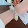Pulseras Blancas con Perlas Frescas y Hermosas, Pulseras Blancas Exquisitas y de Moda, Diseño de Lujo Ligero de Nicho, Pulseras Versátiles