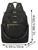Mochila de Moda para Mujer de Gran Capacidad, Bolsa Ligera para Viajes al Aire Libre, Mochila Pequeña para Salidas, Mochila Escolar Impermeable de Tela Oxford para Hombre