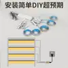 Tira de Luz LED con Sensor de Movimiento para Gabinete de Vino, Gabinete sin Taladro, Tira de Luz Inalámbrica Autoadhesiva, Gabinete con Sensor de Escaneo Manual, Metabo