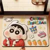 Tapete de Chão para Banheiro, Absorvente de Água, Secagem Rápida, Tapete Antiderrapante, Tapete para Porta de Banheiro, Tapete de Chão de Diatomito Desenho Animado Crayon Shin-Chan