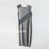 Vestido de mujer de alta gama estilo japonés y coreano con plisados Miyake, de longitud media, sin mangas, corte ajustado, adelgazante, Vestido Diosa Urbana