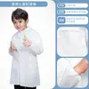 Disfraz de bata blanca infantil transfronterizo, atuendo de doctor/enfermera, disfraz de juego de rol para jardín de infantes, atuendo blanco de manga larga