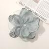 Temperamento Super Hada Hecho a Mano Borde Quemado Organza Flor Gardenia Accesorios de Joyería DIY Tocado Materiales Venta al Mayoreo