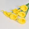 Lírio Calla Mini PU Sintético Layout para Fotografia de Casamento Decoração de Casa Flores Sensação Flores Artificiais Fabricante Atacado