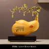 Adornos de Calabaza Creativos Nuevo Estilo Chino Decoración de Entrada Gabinete de Vino Artesanías para Sala de Estar Resina Fortuna para el Hogar Regalos de Alta Gama