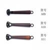 Pieza de aluminio de tres agujeros mango de olla de madera de haya acero inoxidable sartén wok mango de sartén universal accesorios para ollas perilla superior oreja de olla venta al por mayor