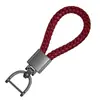 Chaveiro de metal atacado chaveiro de corda trançada corda para chave de carro pingente com logotipo vida pequeno presente transfronteiriço