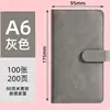 Cuaderno A6 con Tacto de Piel, Bloc de Notas de Negocios, Personalizable con Logo, Cuaderno de Bolsillo Portátil, Portalápices A6, Cuaderno Pequeño con Cierre Magnético