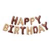 Set de Globos de Letras Happy Birthday Feliz Cumpleaños Inglés de 16 pulgadas Decoración para Fiesta Infantil