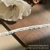 Em estoque Novo Lolita Bordado Solúvel Em Água Lace Leite Seda Único Lado Flor Onda Lace Lace Código De Barras