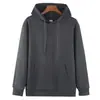 LOGOTIPO personalizado, exclusivamente para ventas transfronterizas, sudadera con capucha de algodón chino de 320 g, hombro normal, sudadera casual moderna de color liso, agradable para la piel, para hombre