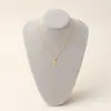 Nova liga feminina galvanizada longa cadeia de clavícula estilo europeu e americano colar boutique transfronteiriço