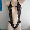 Charme Roxa Puro Desejo Alça de Renda Sexy Pescoço Pendurado Renda Transparente Roupa Íntima Emocional Jomties Pijama Feminino