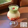 Taza de Fresa Famosa en Internet, Taza de Helado, Vaso de Vidrio Transparente, Taza para Batidos, Taza para Té de Leche, Taza para Bebidas de Café, Taza para Té de Frutas