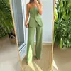 Otoño 2023 Europeo y Americano Amazon Comercio Transfronterizo Comercio Exterior Nuevo Traje de Moda Casual Botones Tubo Temperamental Pantalones de Traje