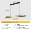 Lámpara colgante lineal minimalista para comedor, diseño personalizado de alta gama, luz de barra larga de vidrio para sala de té, mesa de isla, sin aluminio