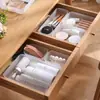 Cuchillo Tenedor Cuchara Palillos Cajón Divisor Caja de Almacenamiento de Escritorio Caja de Acabado de Plástico Canasta de Almacenamiento para Labiales Cosméticos Joyería