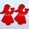 Serie Roja Navideña Colgantes Decorativos Creativos DIY Imagen de Dibujos Animados Artesanías de Madera Colgantes de Viruta de Madera para Disparos