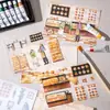 Libro de Pegatinas 'Día Hermoso' Serie Vacaciones Relajadas Material DIY para Diario y Decoración, 10 Hojas en 6 Diseños