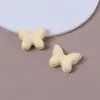 Minimalista Versátil Colorido Felpa Mariposa Accesorio para el Cabello Diadema Pendiente Parche DIY Accesorios para Joyería Venta al por Mayor