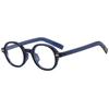 Gafas para miopía de mujer con graduación radiación de rayo azul anti-marco grande liso adelgazante de cara marco de gafas pequeño retro ZN3664