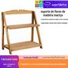 Suporte Personalizado de Madeira para Vasos de Plantas, Suporte de Flores para Varanda, Treliça de Escalada de Múltiplas Camadas do Chão ao Teto, Suporte Suspenso para Orquídeas e Suculentas, Suporte de Chão para Endro