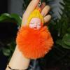 En stock Nuevo llavero de peluche con oruga, bonito y atmosférico colgante para bolso de estudiante, regalo