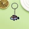 Llavero creativo de la serie Fish de AliExpress, llavero creativo, llavero pequeño para bolsa de regalo, llavero de coche de moda.