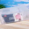 Venta Directa de Fábrica Caja Transparente para Zapatos de Apertura Lateral, Disponible en Múltiples Colores, Caja de Almacenamiento de Plástico Portátil a Prueba de Polvo para Zapatos al por Mayor