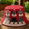 Colección de sitios web independientes transfronterizos nuevos de 2026: Sombrero de pescador y sombrero para el sol versátiles de arcoíris con estampado digital 3D y bordado acolchado, aptos para hombres y mujeres