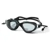 Nuevas gafas de natación para adultos de marco grande, impermeables, antivaho, gafas de buceo de alta definición para hombres y mujeres, con tapones para los oídos integrados, al por mayor