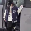 Chaqueta de Béisbol para Niñas de Primavera y Otoño, Abrigo Holgado para Niñas, Modelo Nuevo 2026 Chaqueta de Béisbol, Top Deportivo Casual para Niños Mayores
