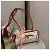 Bolso Nuevo para Mujer Estilo Lujo Ligero Primavera 2026, Estilo Fresco con Cinta de Lazo, Bolso de Hombro Único, Bolso de Axila de Moda de Nicho