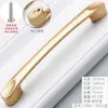 Guarda-roupa Dourado Porta Gaveta Armário Sapateira Maçaneta de Porta de Armário Maçaneta de Furo Único para Cozinha Maçaneta Atacado Simples Moderna